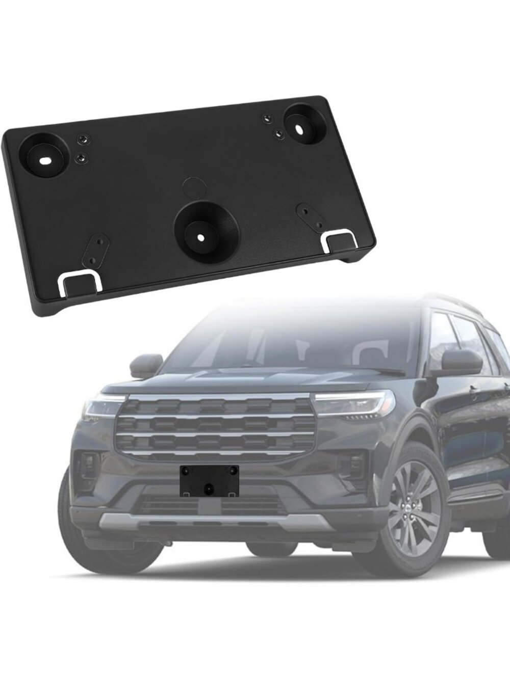 Front License Plate Bracket for 2025-2026 SUV | Easy Install, Durable Design